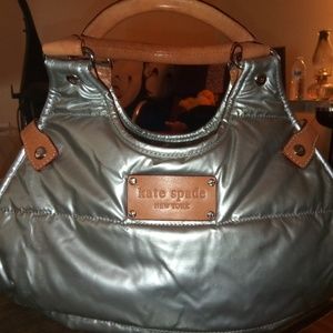 Kate Spade metallic tote